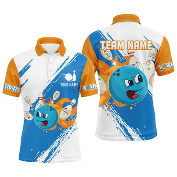 Men's Custom Bowling Polo Shirt Q120