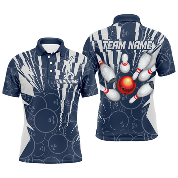 Men's Custom Bowling Team Polo Shirt Q252