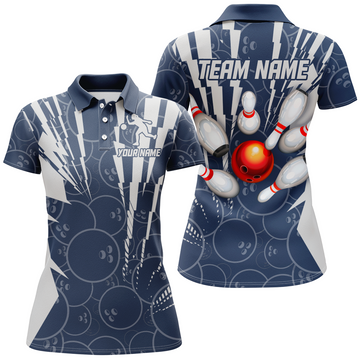 Women's Custom Bowling Team Polo Shirt Q252