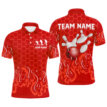 Men's Bowling Polo Shirt - Personalised Q406
