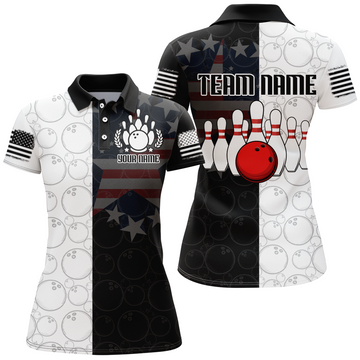 Women's Custom Bowling Team Polo Shirt Q426
