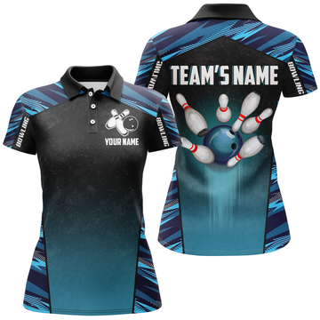 Women's Custom Bowling Polo Shirt Q115