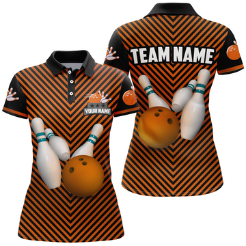 Women's Personalised Polo Bowling Shirt Q239