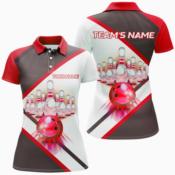 Personalised Women's Bowling Polo Shirt Q41