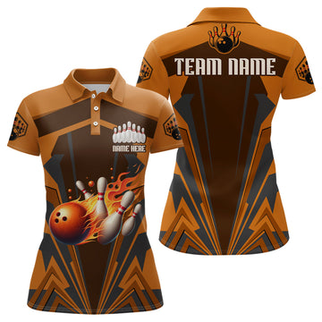 Custom Women's Bowling Polo Shirt Q23