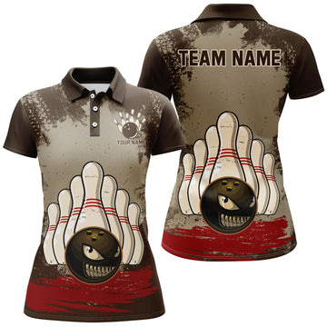 Women's Custom Bowling Polo Shirt Q3