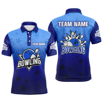 Men's Custom Bowling Polo Shirt QZT99-4 Q99