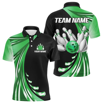 Custom Green Bowling Polo Shirt for Men & Women B457