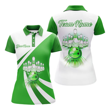 Women's Custom 3D Bowling Polo Shirt B135