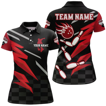 Women's Custom Bowling Polo Shirt B306
