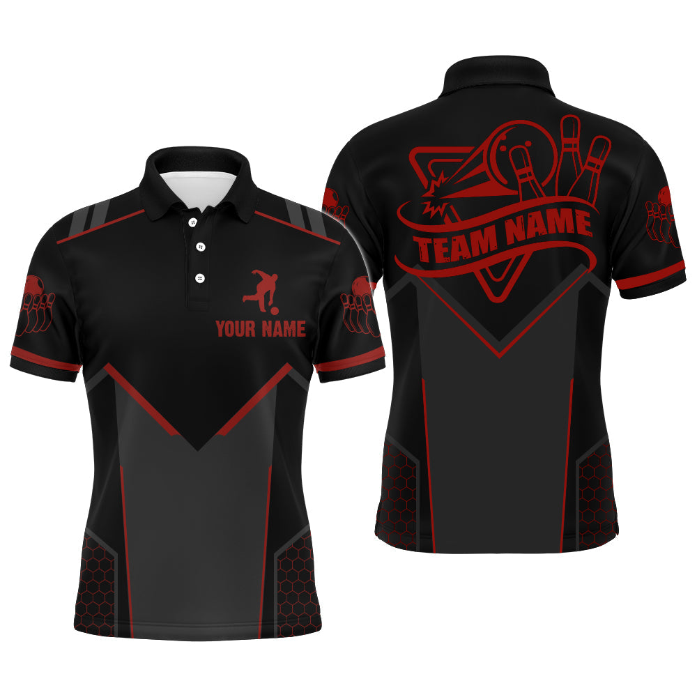 Men's Custom Bowling Jersey - Short Sleeve B267