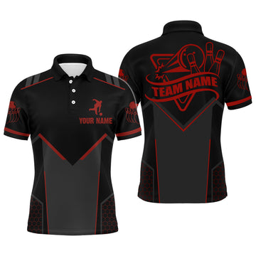 Men's Custom Bowling Jersey - Short Sleeve B267