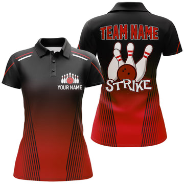 Women's Custom Bowling Polo Shirts B346