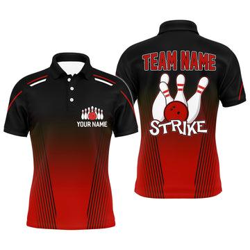 Men's Custom Bowling Polo Shirts b346