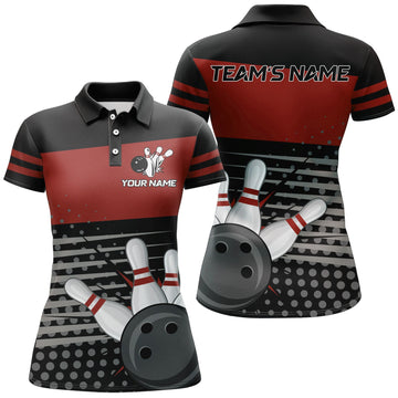 Women's Custom Bowling Polo Shirt B221