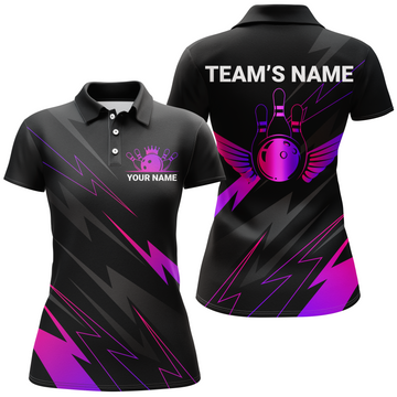 Women's Custom Bowling Polo Shirt B344