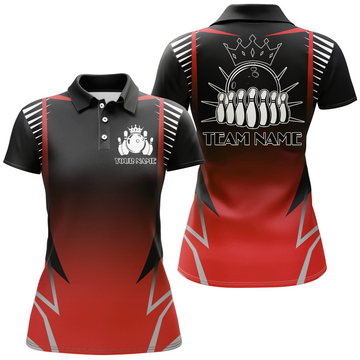 Personalised Women's Bowling Polo Shirt B345