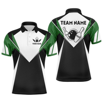 Custom Green Bowling Polo Shirt for Men B252