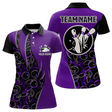 Custom Women's Bowling Team Polo Shirt B390