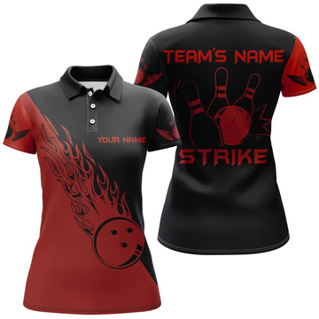 Women's Custom Bowling Polo Shirt B193